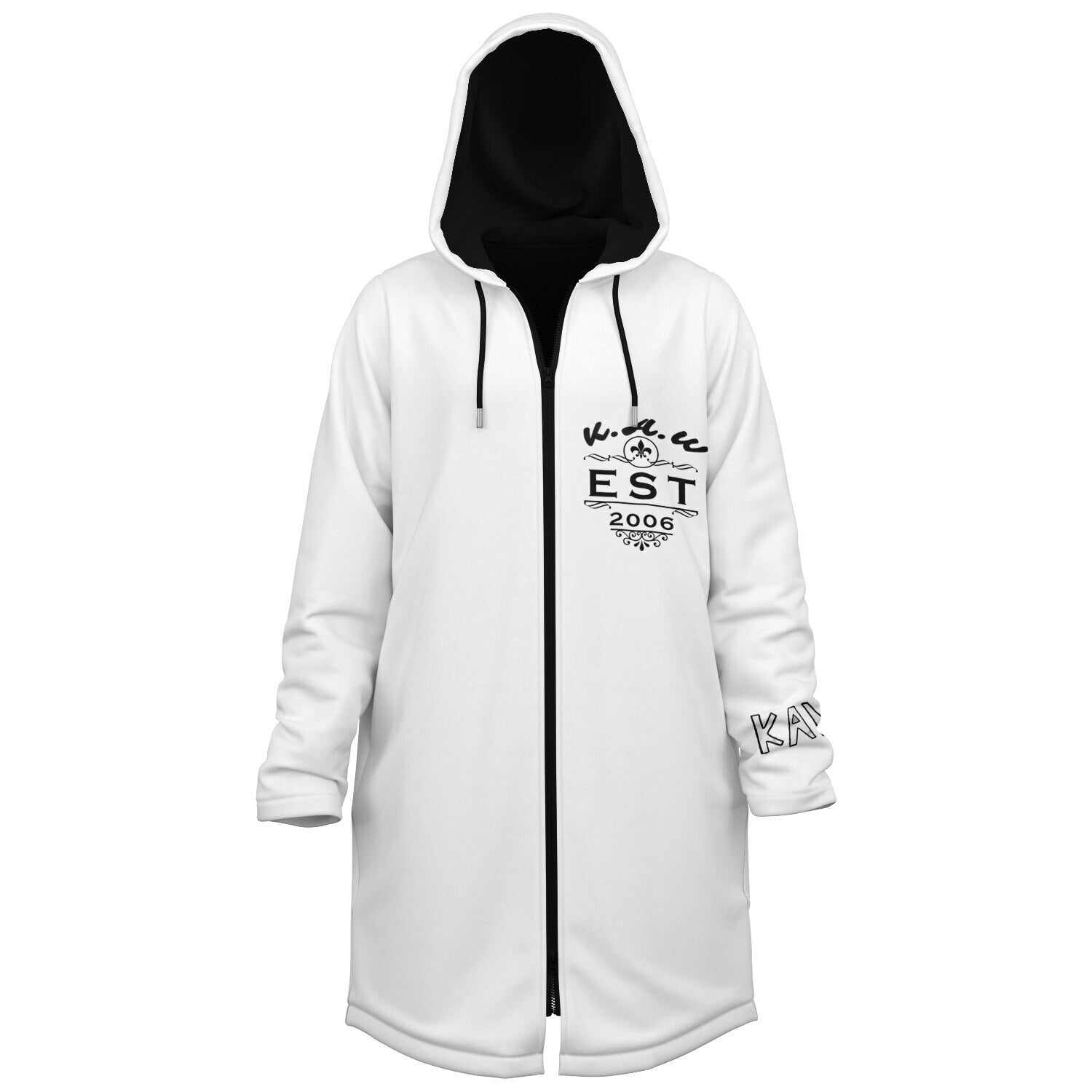 K.A.W GIVE A DOG A BONE Zipper Cloak