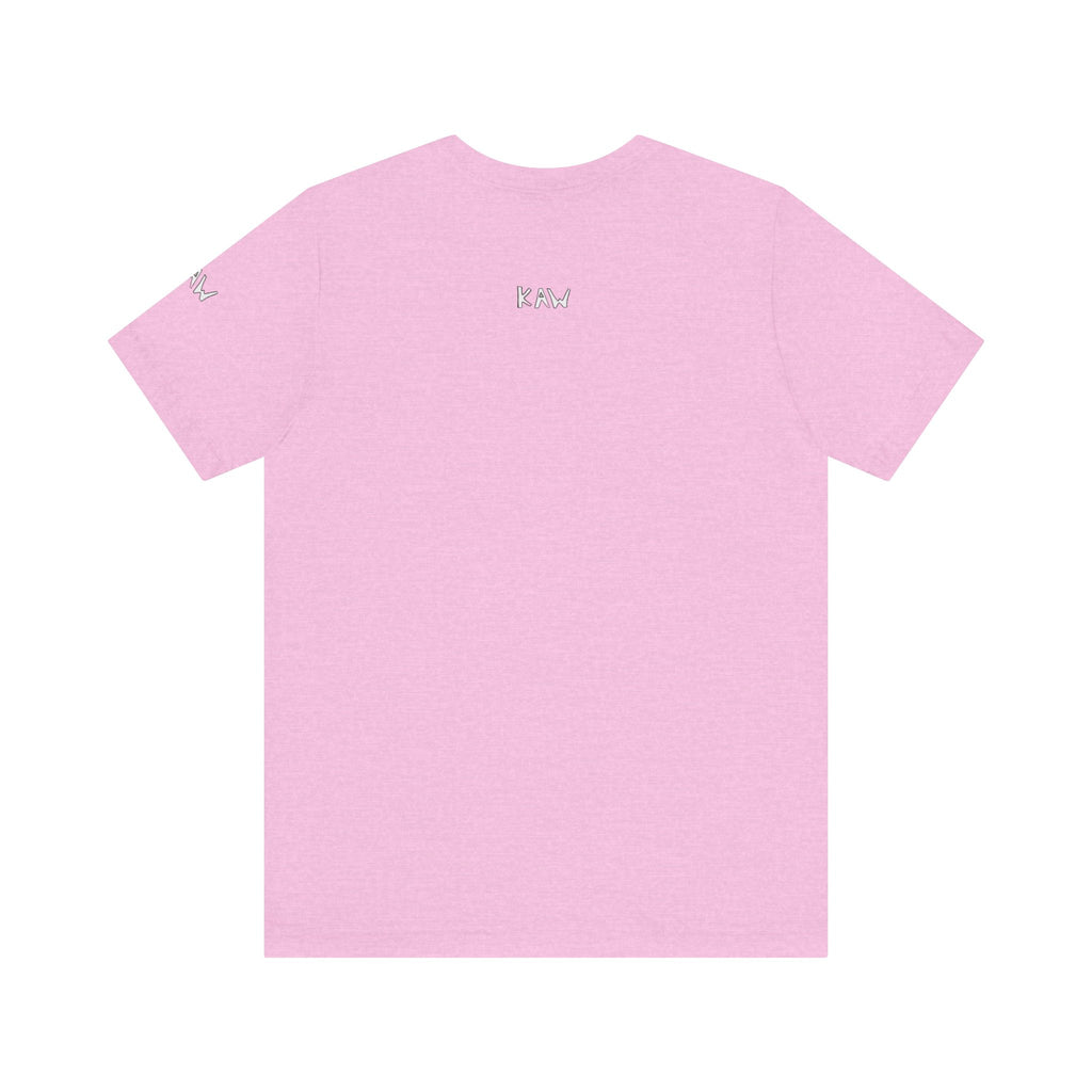 K.A.W  Short Sleeve Tee Bubble. Gum