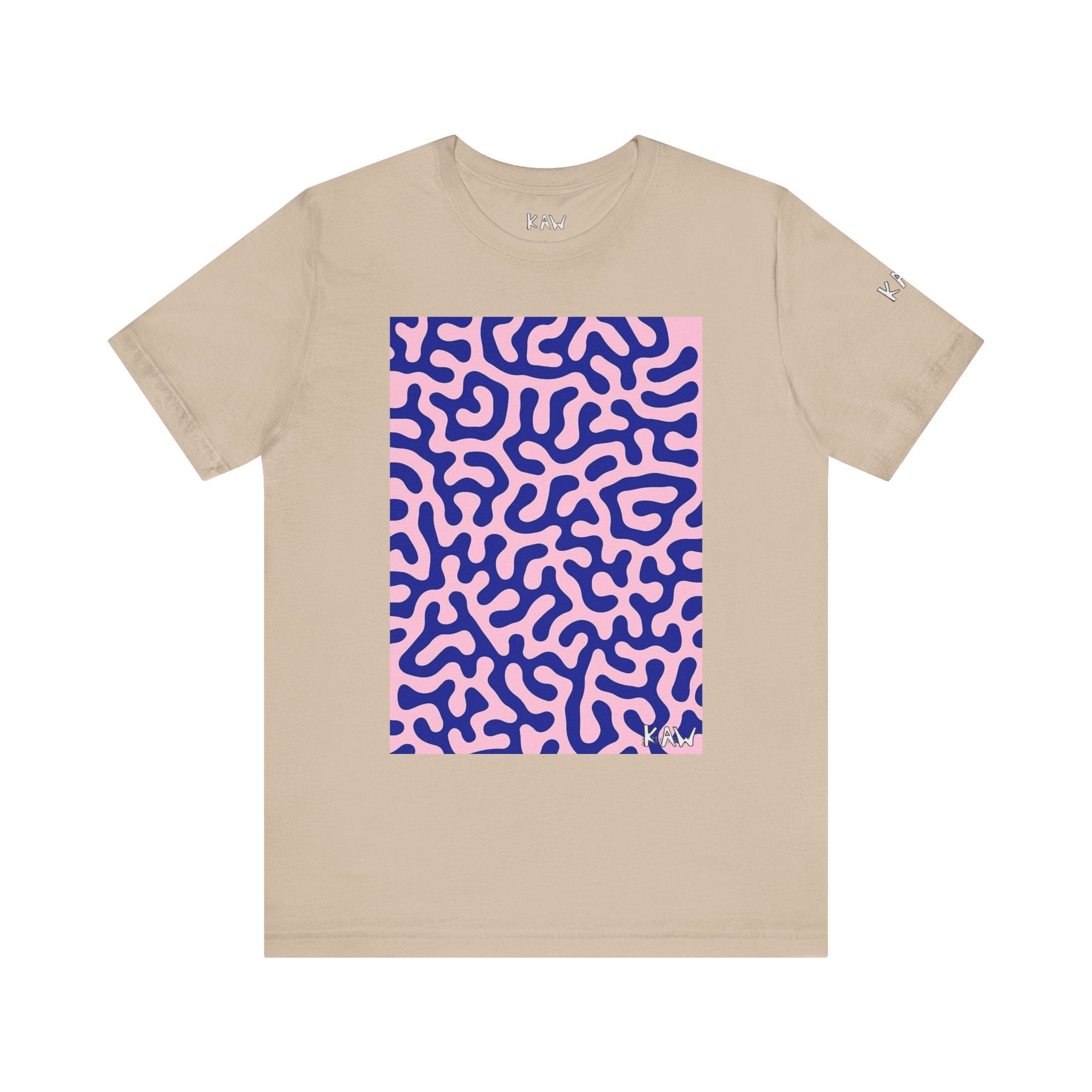 K.A.W  Short Sleeve Tee Bubble. Gum