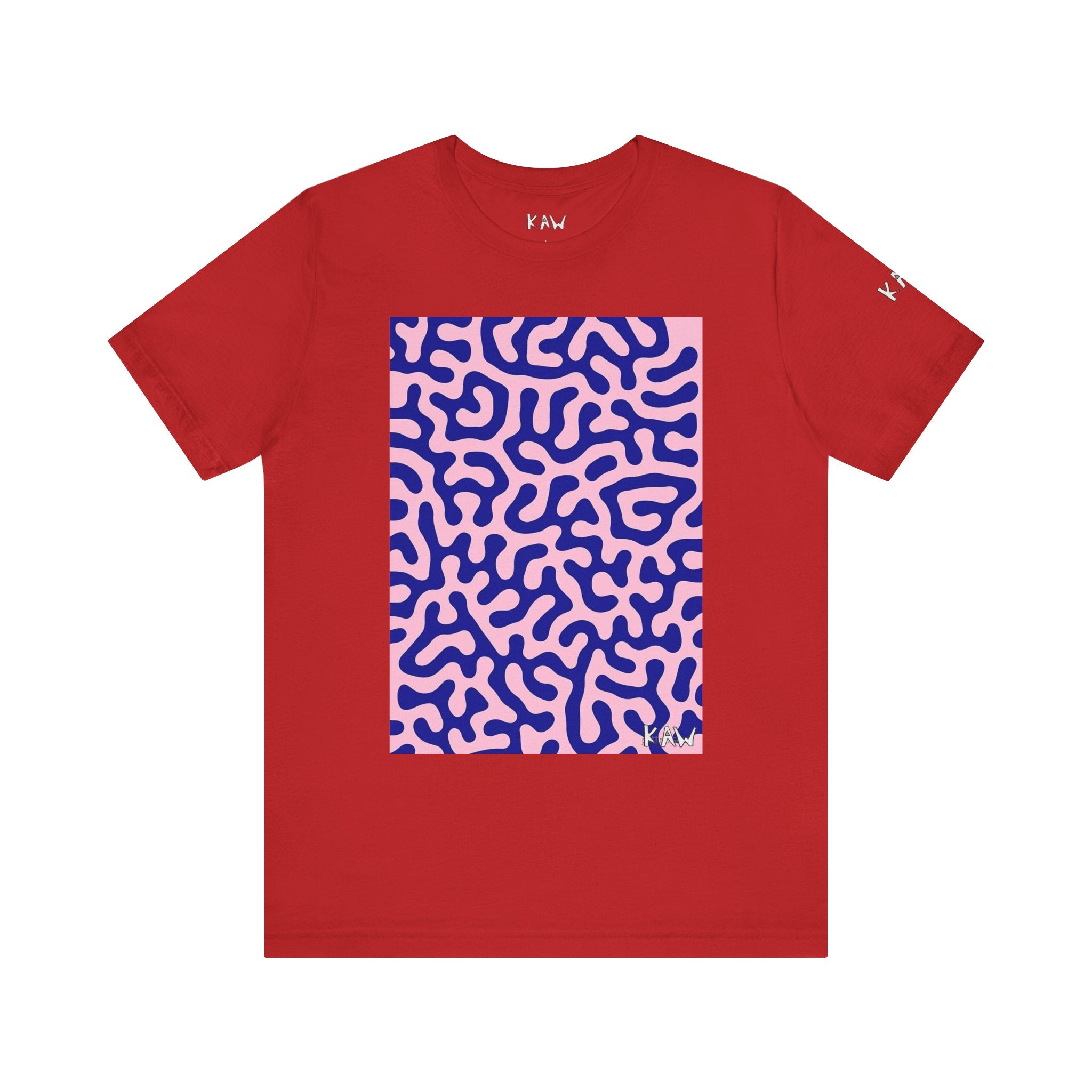 K.A.W  Short Sleeve Tee Bubble. Gum