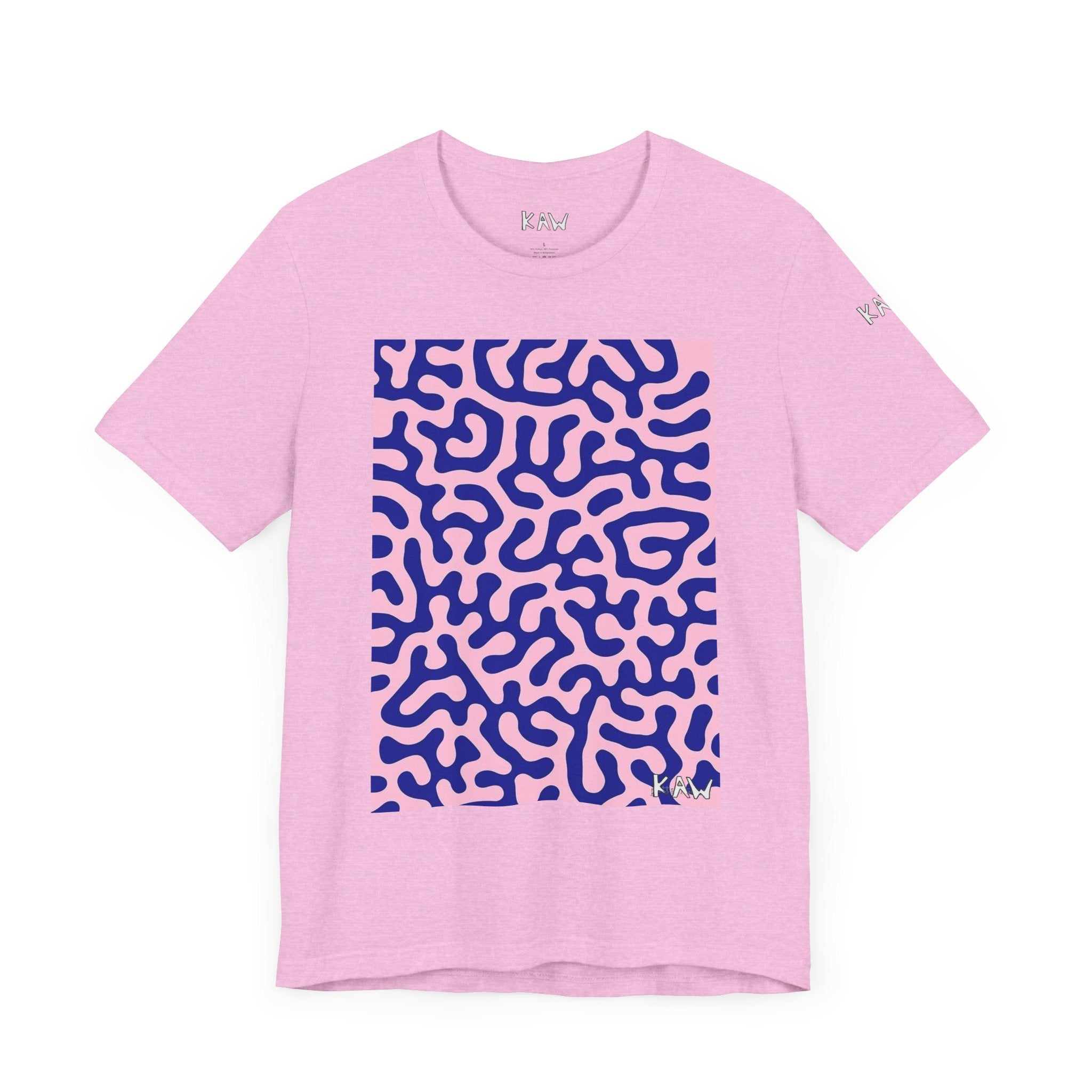 K.A.W  Short Sleeve Tee Bubble. Gum