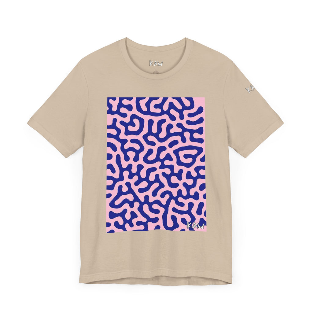 K.A.W  Short Sleeve Tee Bubble. Gum