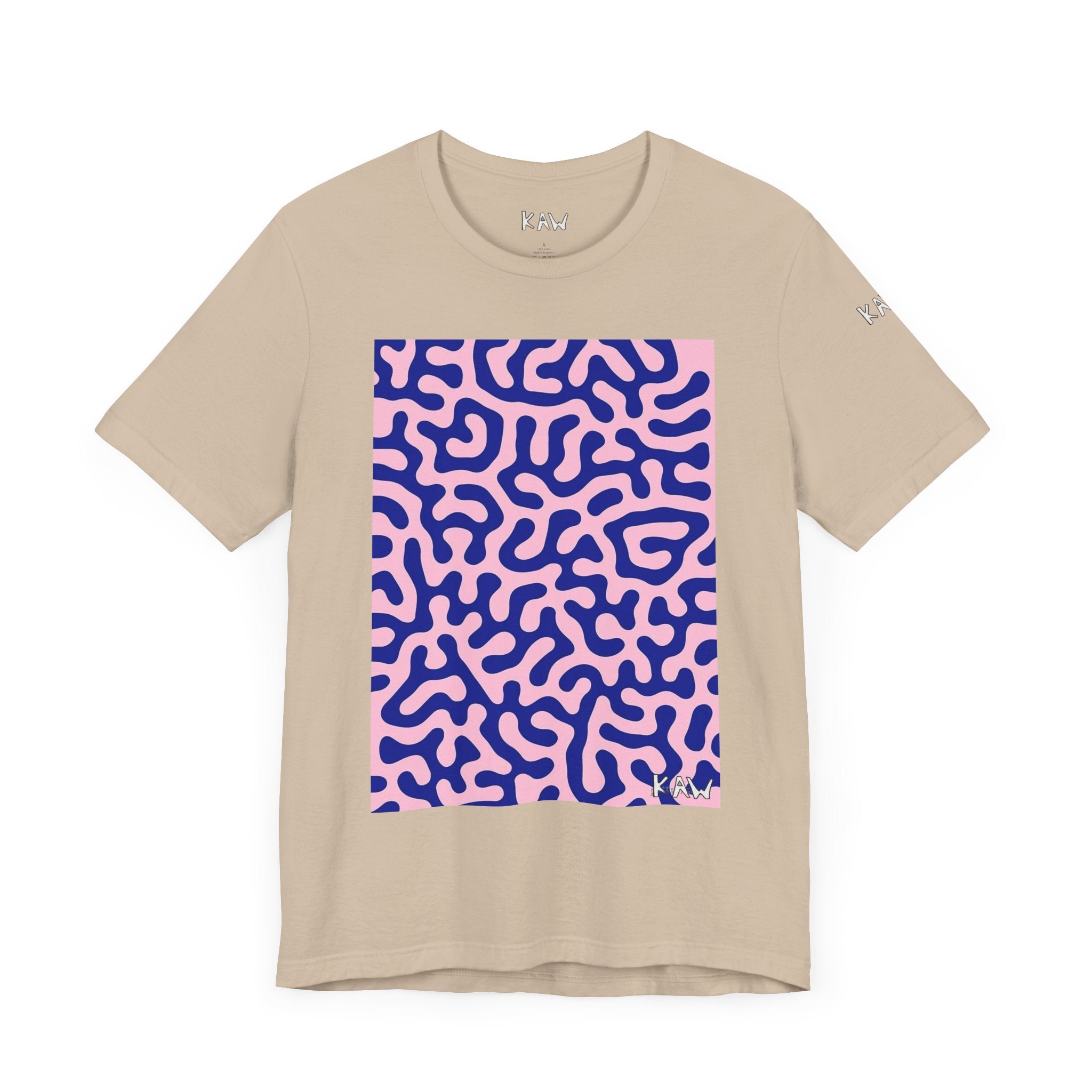 K.A.W  Short Sleeve Tee Bubble. Gum