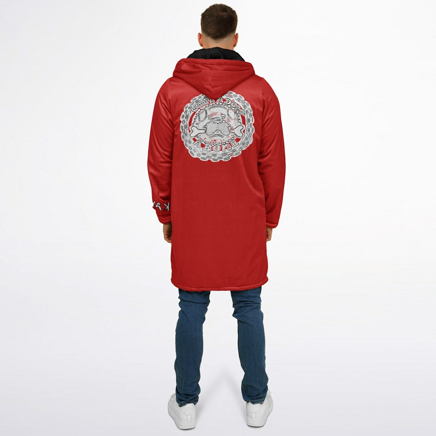 K.A.W GIVE A DOG A BONE Zipper Cloak