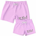 K.A.W. Swim Trunks Set Pink Logo