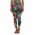 K.A.W High Waisted Leggings Grape Mistake Purple