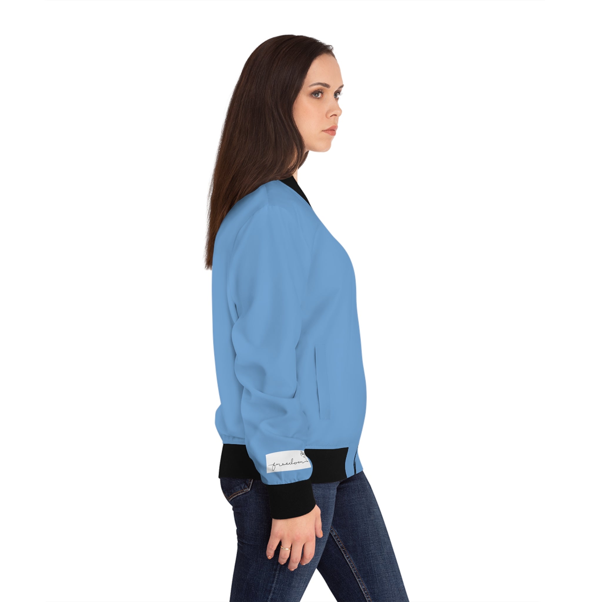 FREEDOM Women's Bomber Jacket Lite BLUE