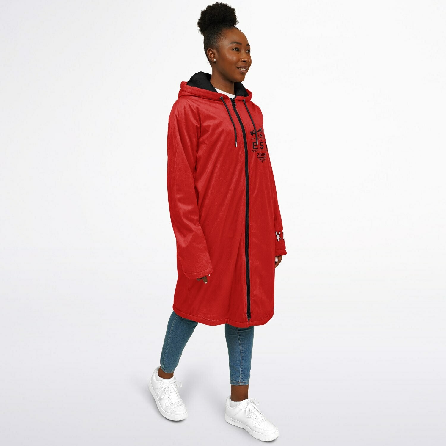 K.A.W GIVE A DOG A BONE Zipper Cloak