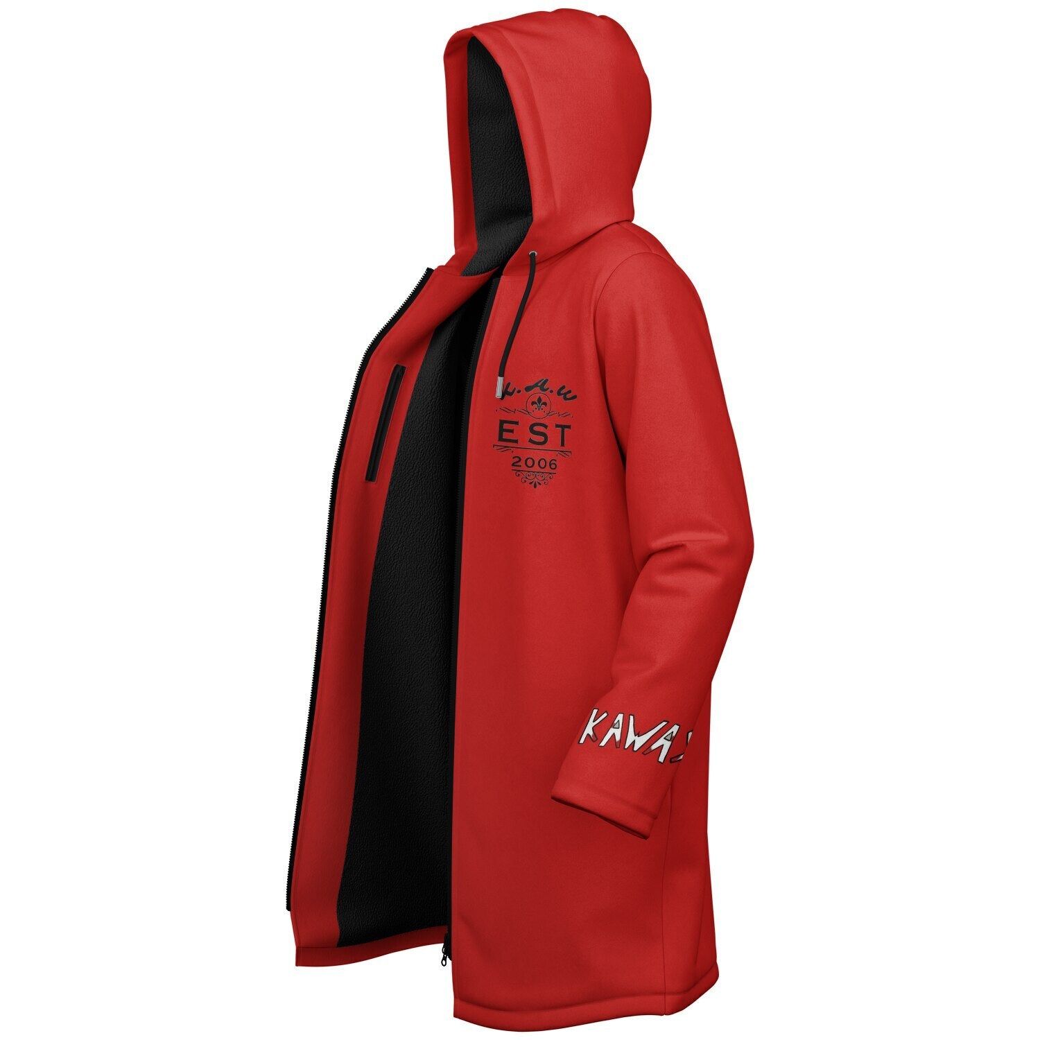 K.A.W GIVE A DOG A BONE Zipper Cloak