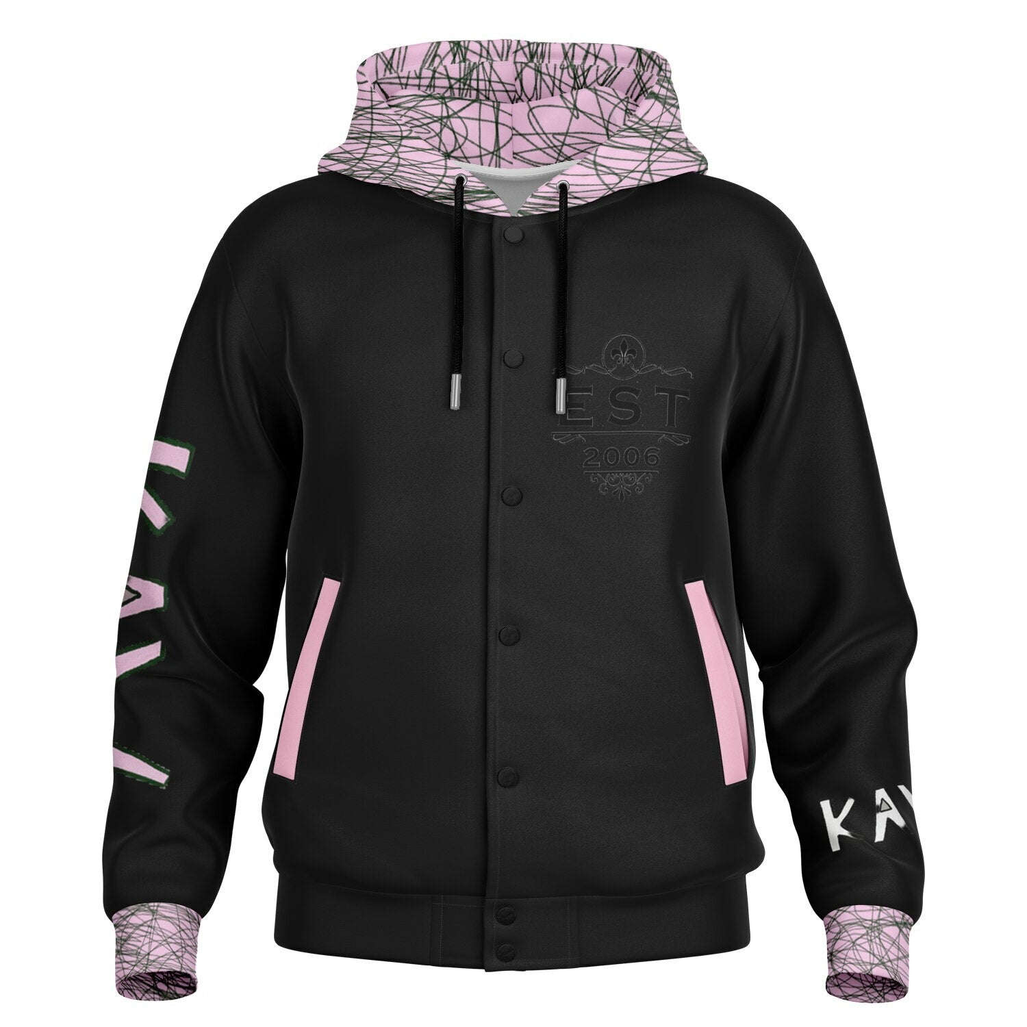 K.A.W GIVE A DOG A BONE Baseball Jacket