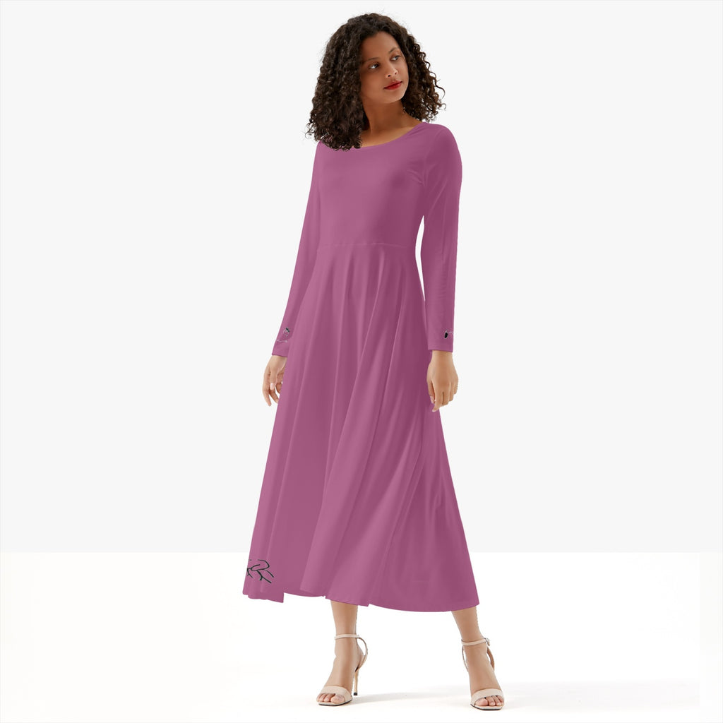 FREEDOM Women's Long-Sleeve One-piece Dress