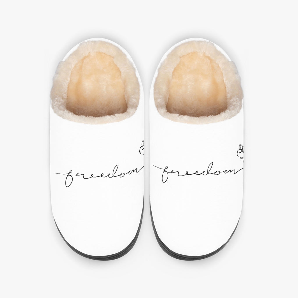 FREEDOM Fluffy Bedroom Slippers