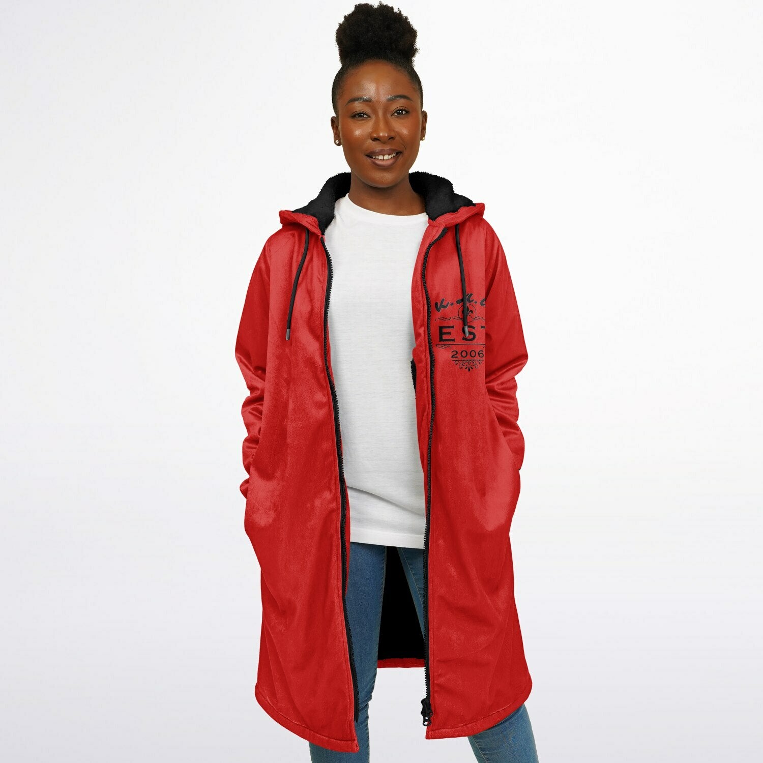 K.A.W GIVE A DOG A BONE Zipper Cloak