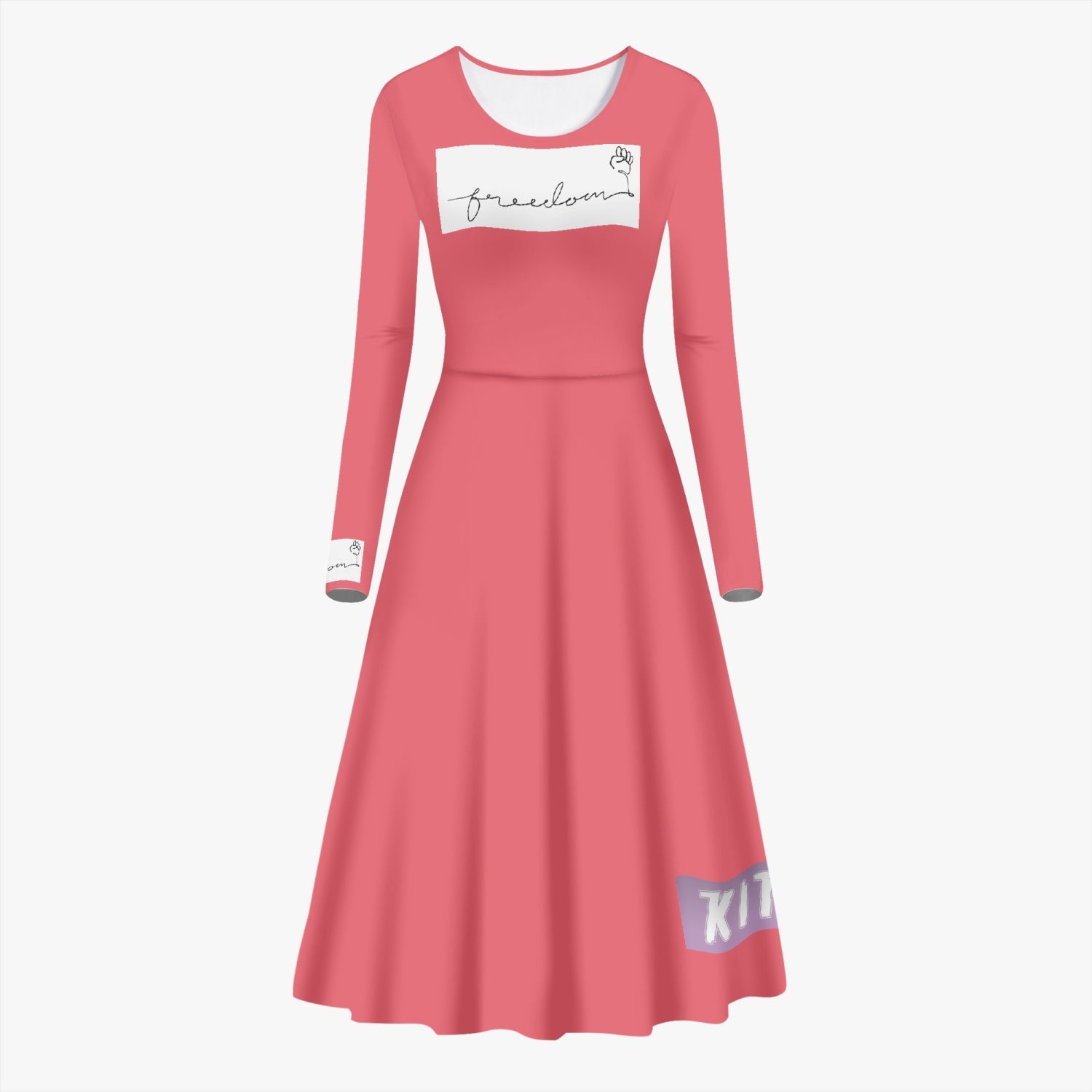 FREEDOM Long-Sleeve One-piece Dress