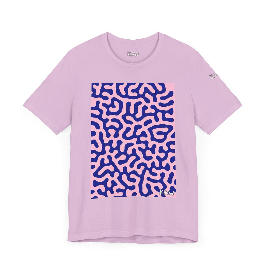 K.A.W  Short Sleeve Tee Bubble. Gum