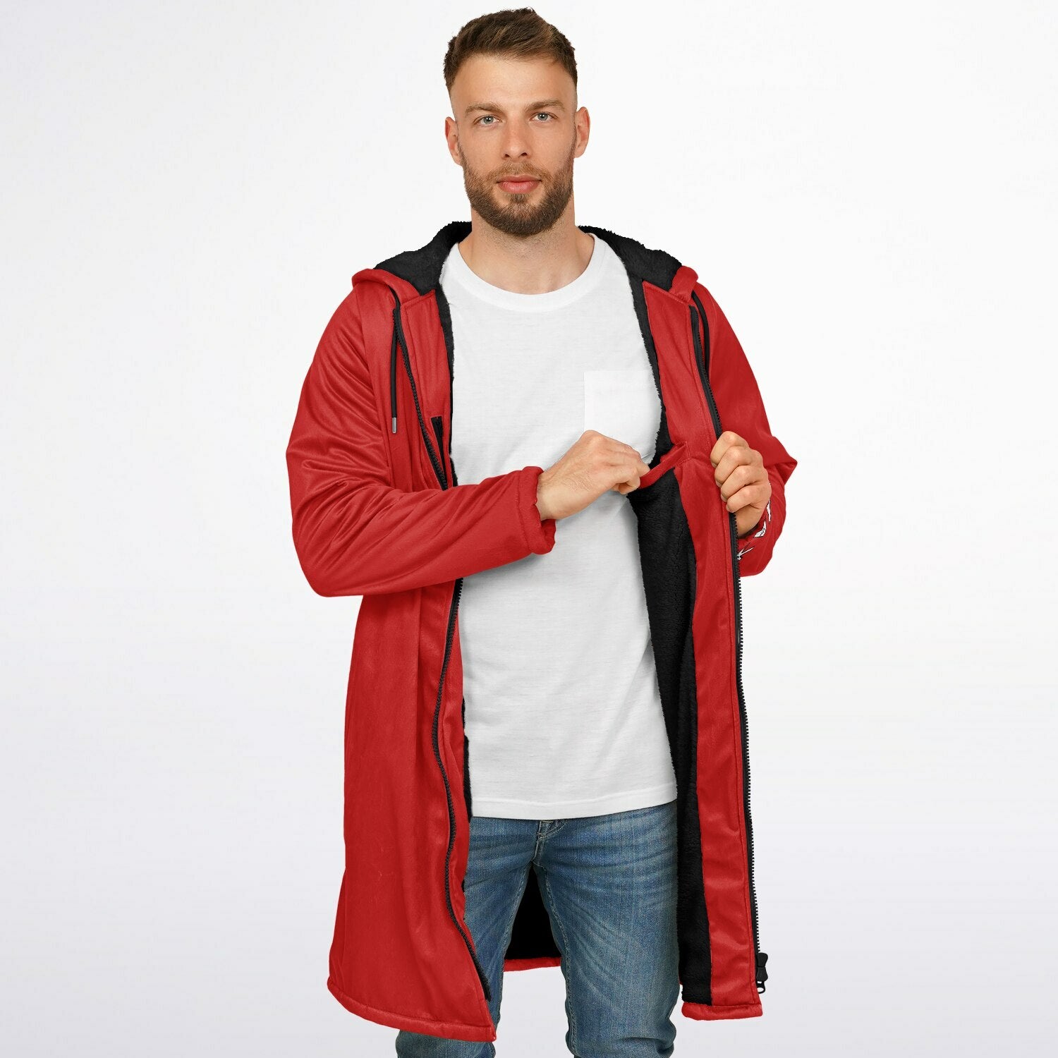 K.A.W GIVE A DOG A BONE Zipper Cloak