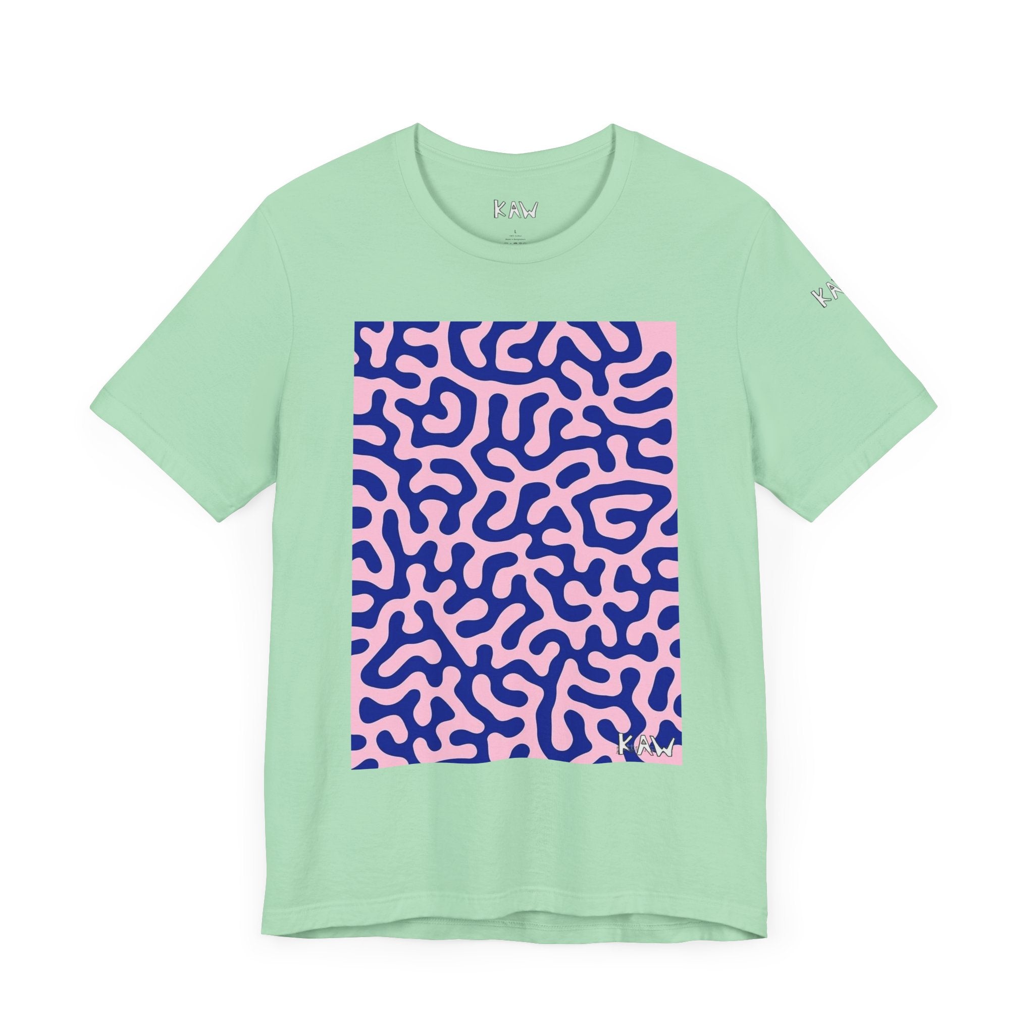 K.A.W  Short Sleeve Tee Bubble. Gum