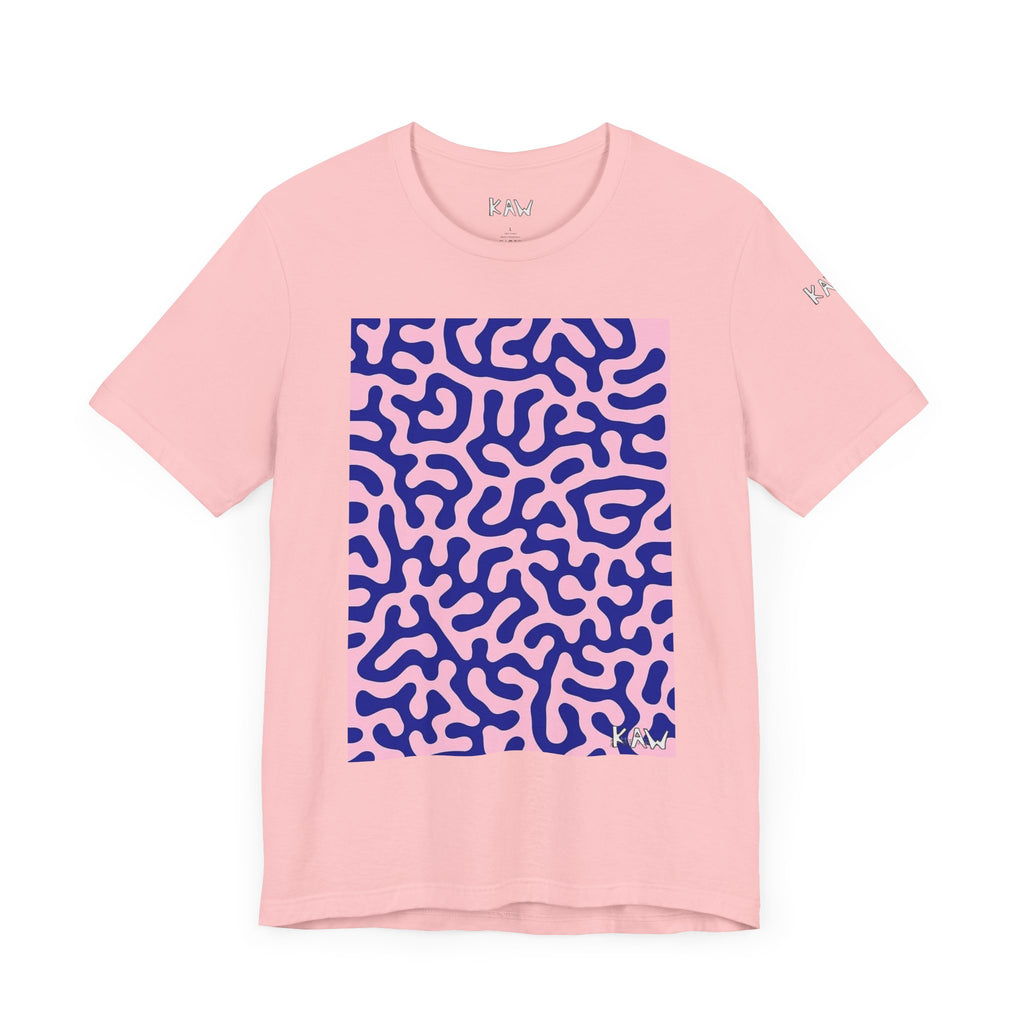 K.A.W  Short Sleeve Tee Bubble. Gum