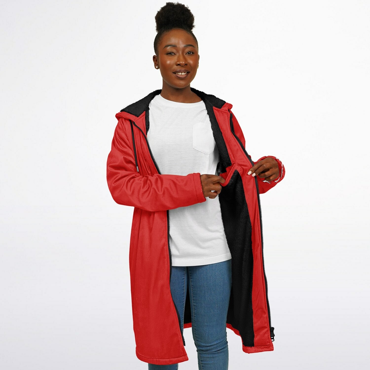 K.A.W GIVE A DOG A BONE Zipper Cloak