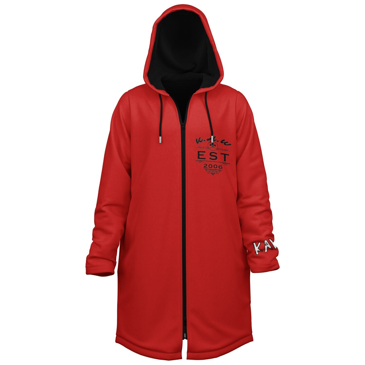 K.A.W GIVE A DOG A BONE Zipper Cloak
