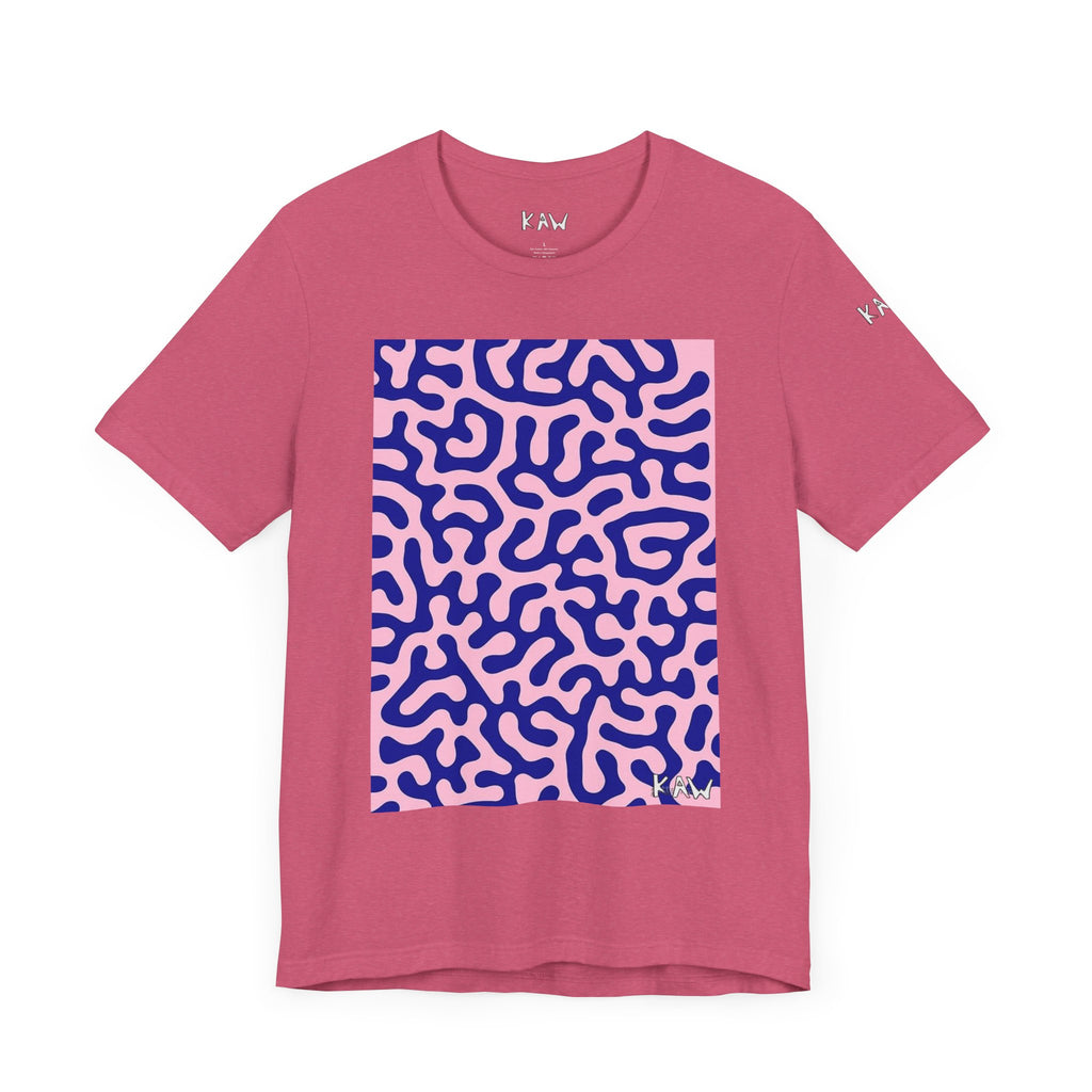K.A.W  Short Sleeve Tee Bubble. Gum