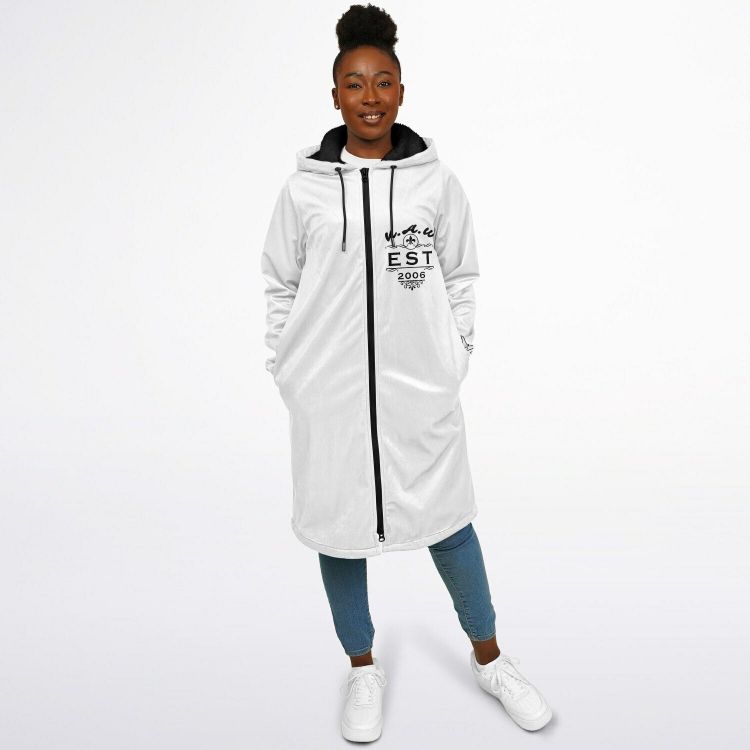 K.A.W GIVE A DOG A BONE Zipper Cloak