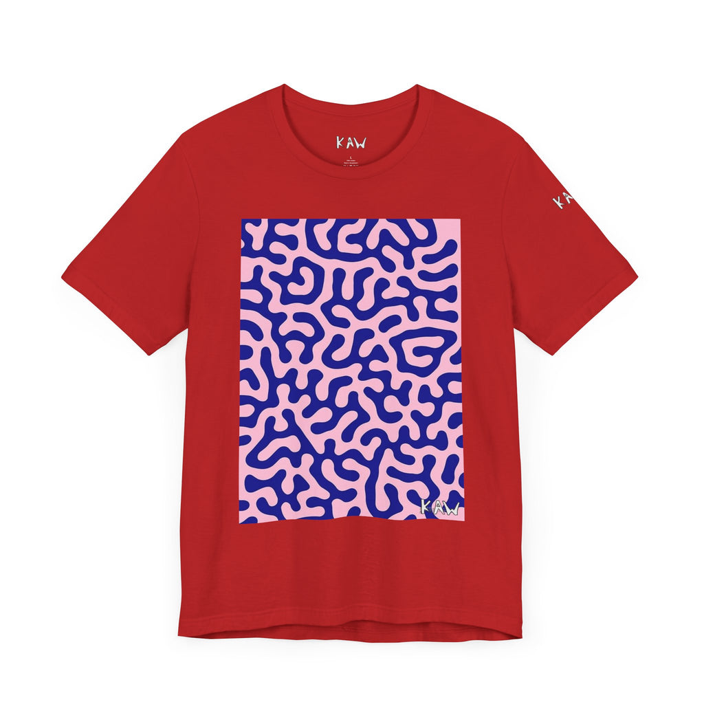 K.A.W  Short Sleeve Tee Bubble. Gum