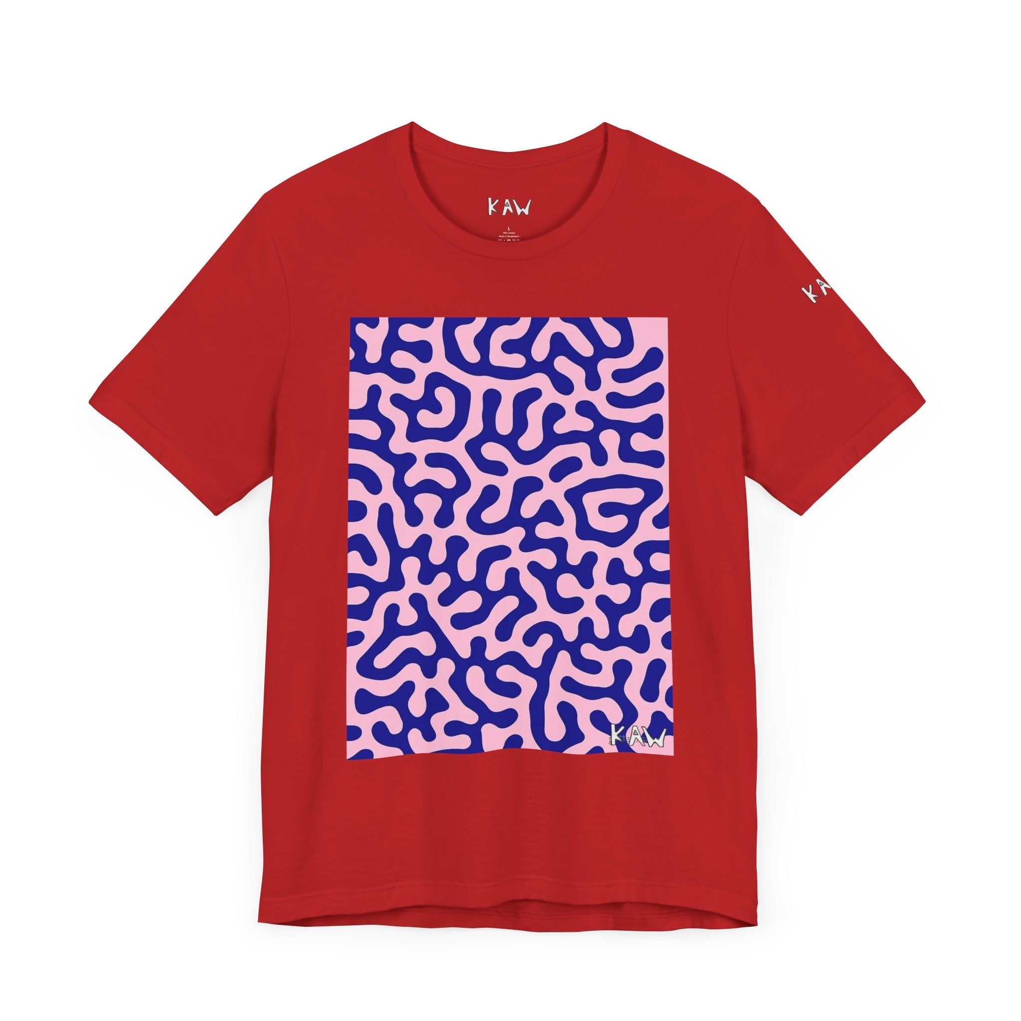 K.A.W  Short Sleeve Tee Bubble. Gum
