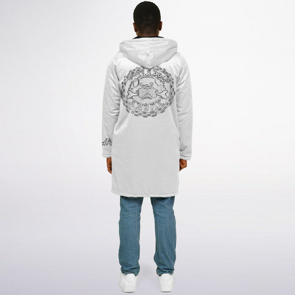 K.A.W GIVE A DOG A BONE Zipper Cloak