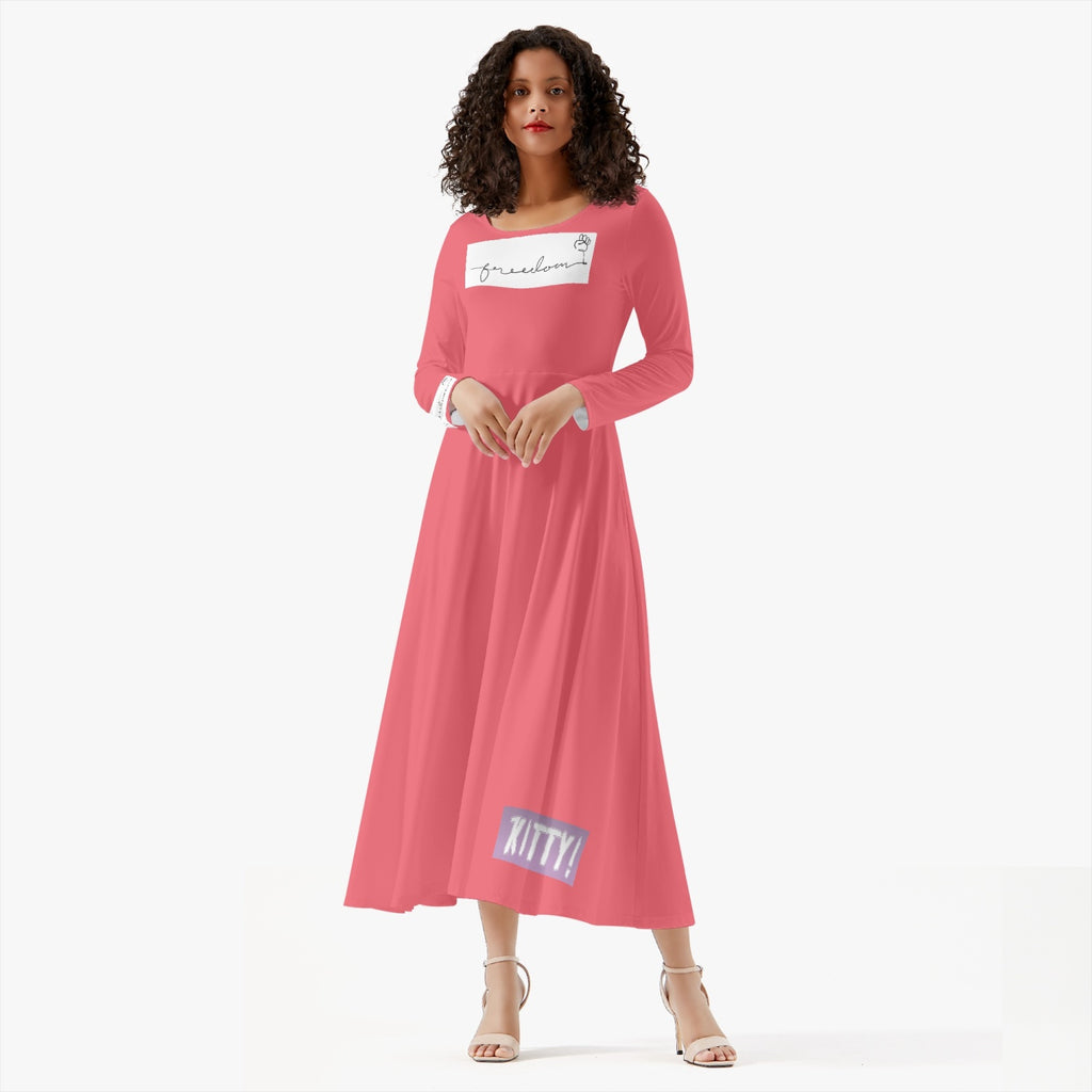 FREEDOM Long-Sleeve One-piece Dress