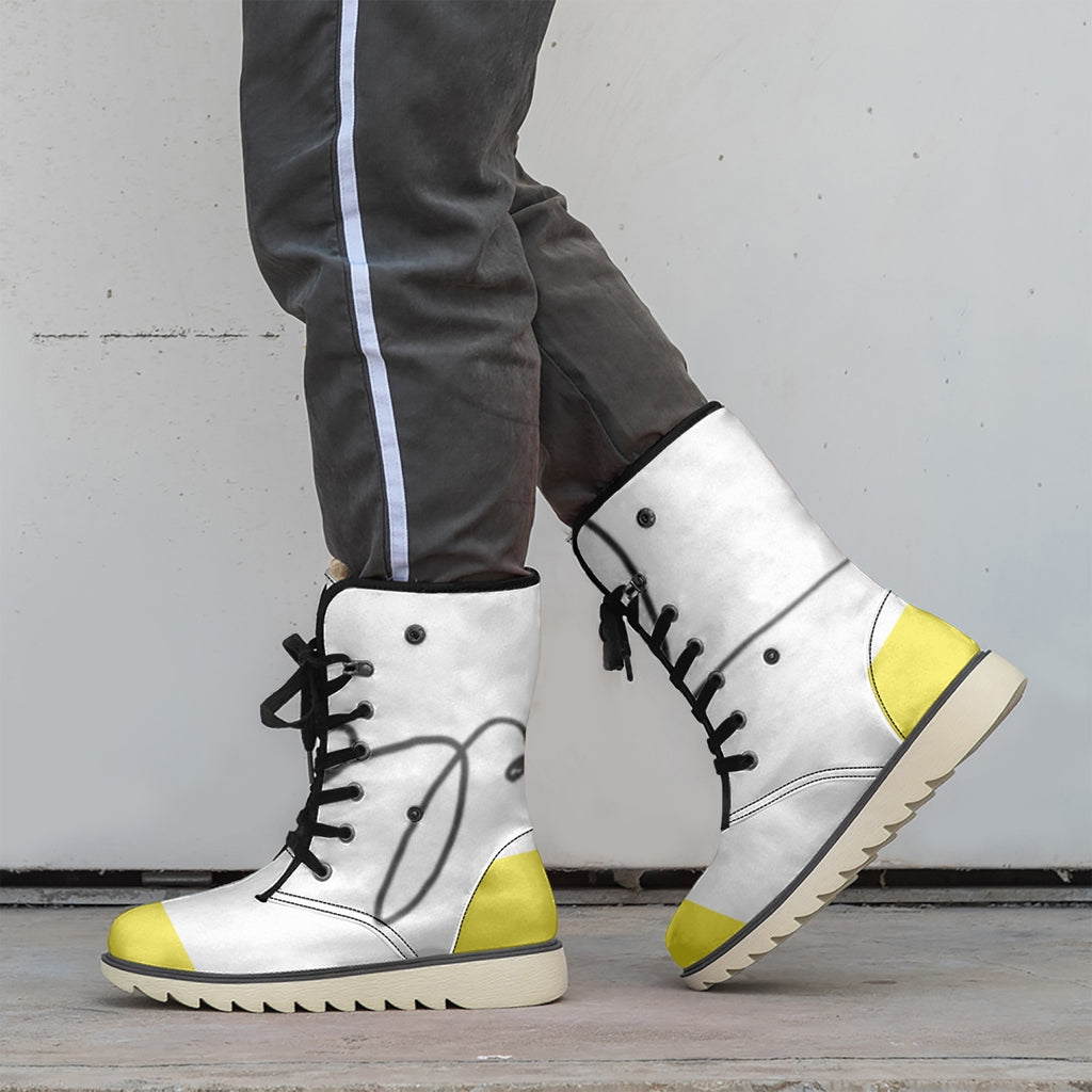 FREEDOM JUST DO IT Fur Boots WINTER 23 YELLOW