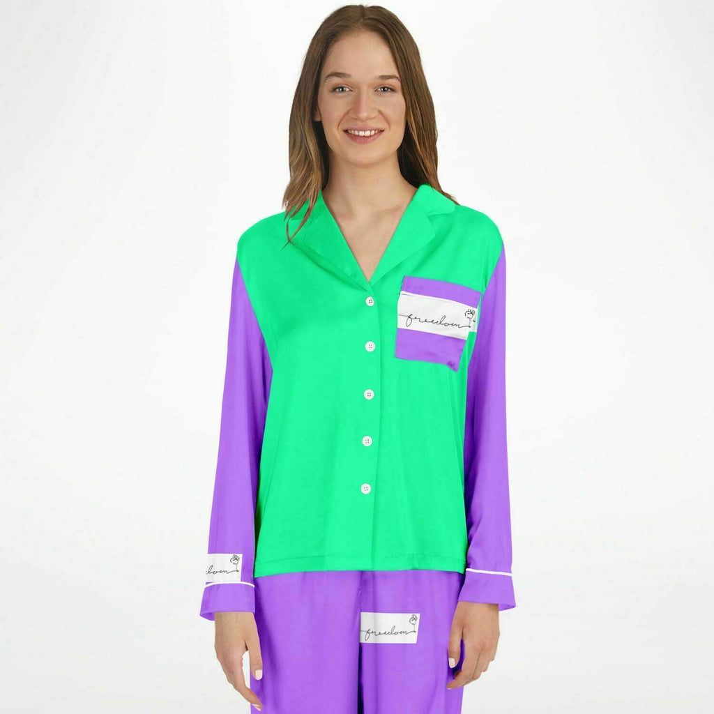 FREEDOM Women's Satin Pajamas JOKER