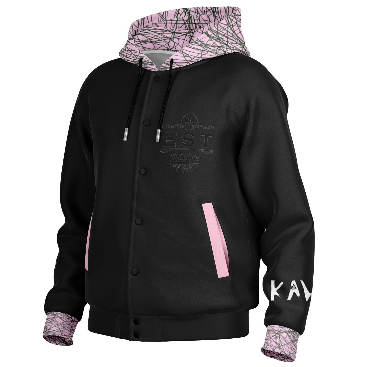 K.A.W GIVE A DOG A BONE Baseball Jacket