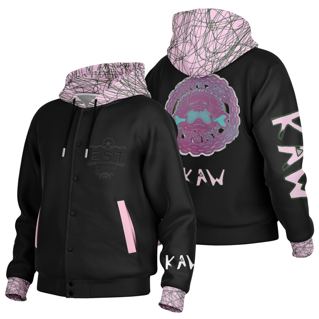 K.A.W GIVE A DOG A BONE Baseball Jacket
