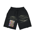 KAW Vintage Washed Tiger Stripes Short Pants