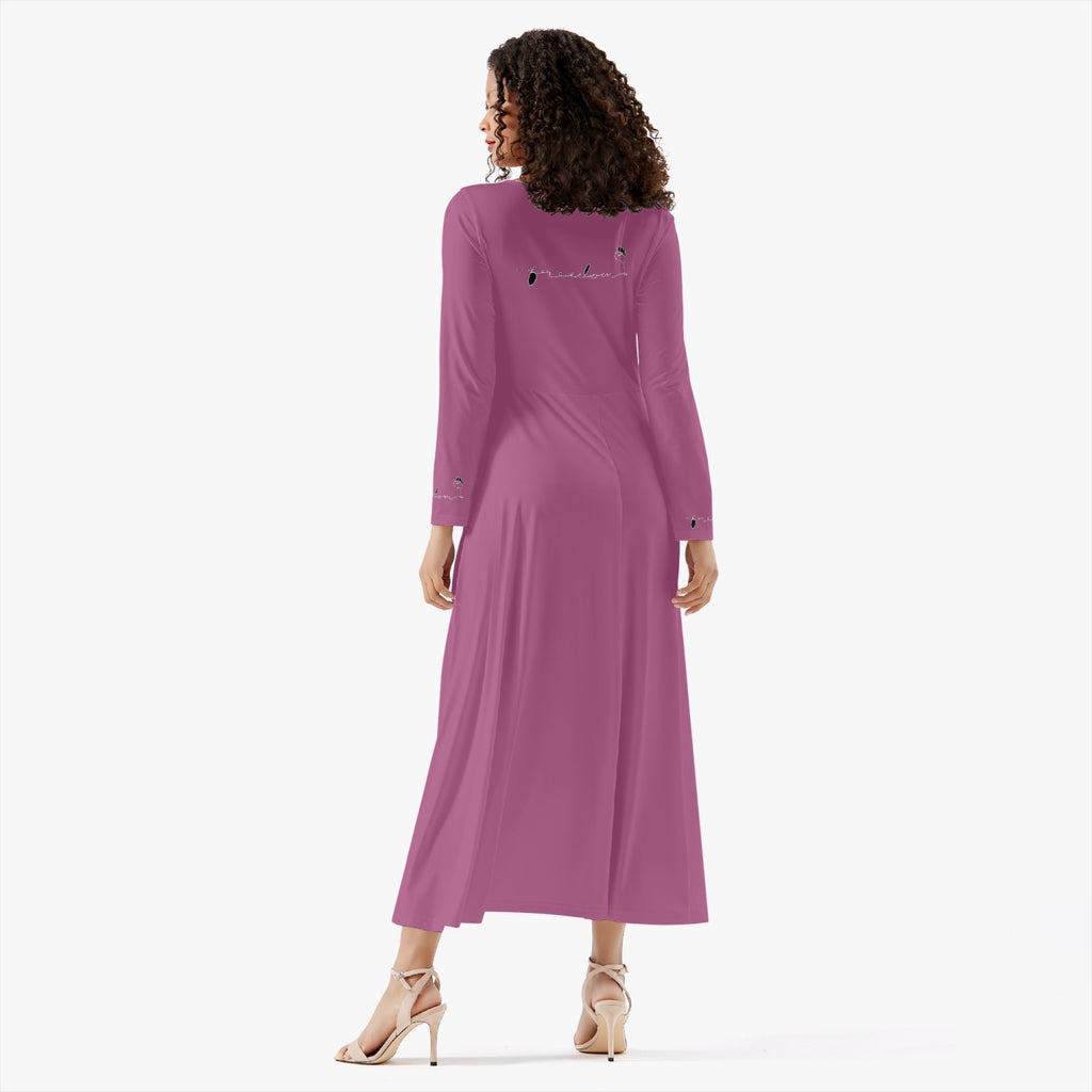 FREEDOM Women's Long-Sleeve One-piece Dress
