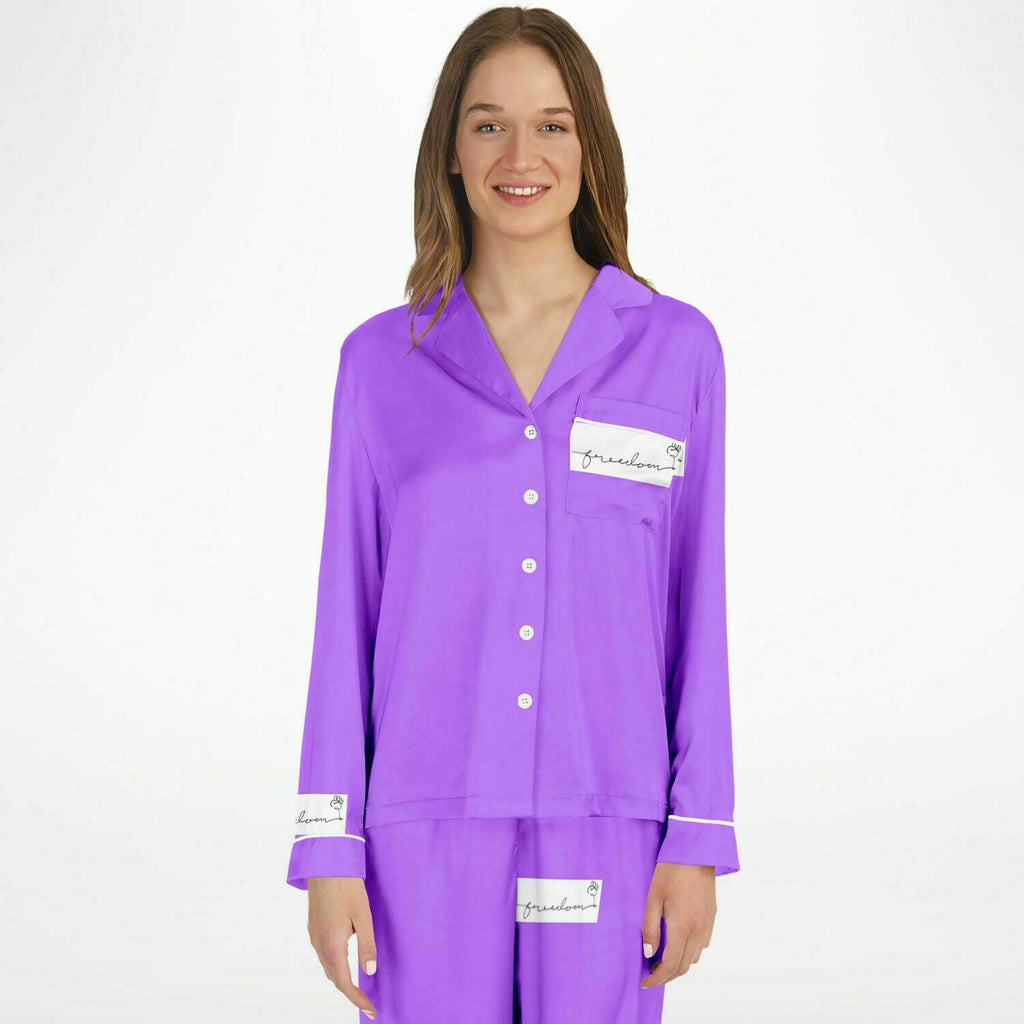 FREEDOM Women's Satin Pajamas