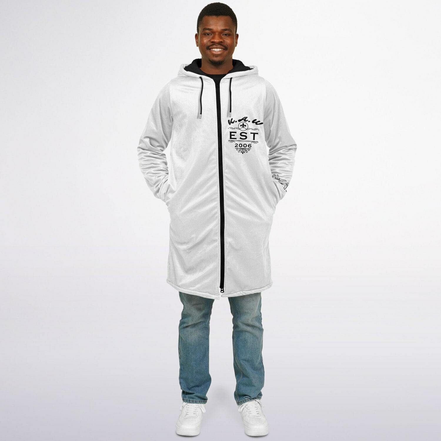 K.A.W GIVE A DOG A BONE Zipper Cloak