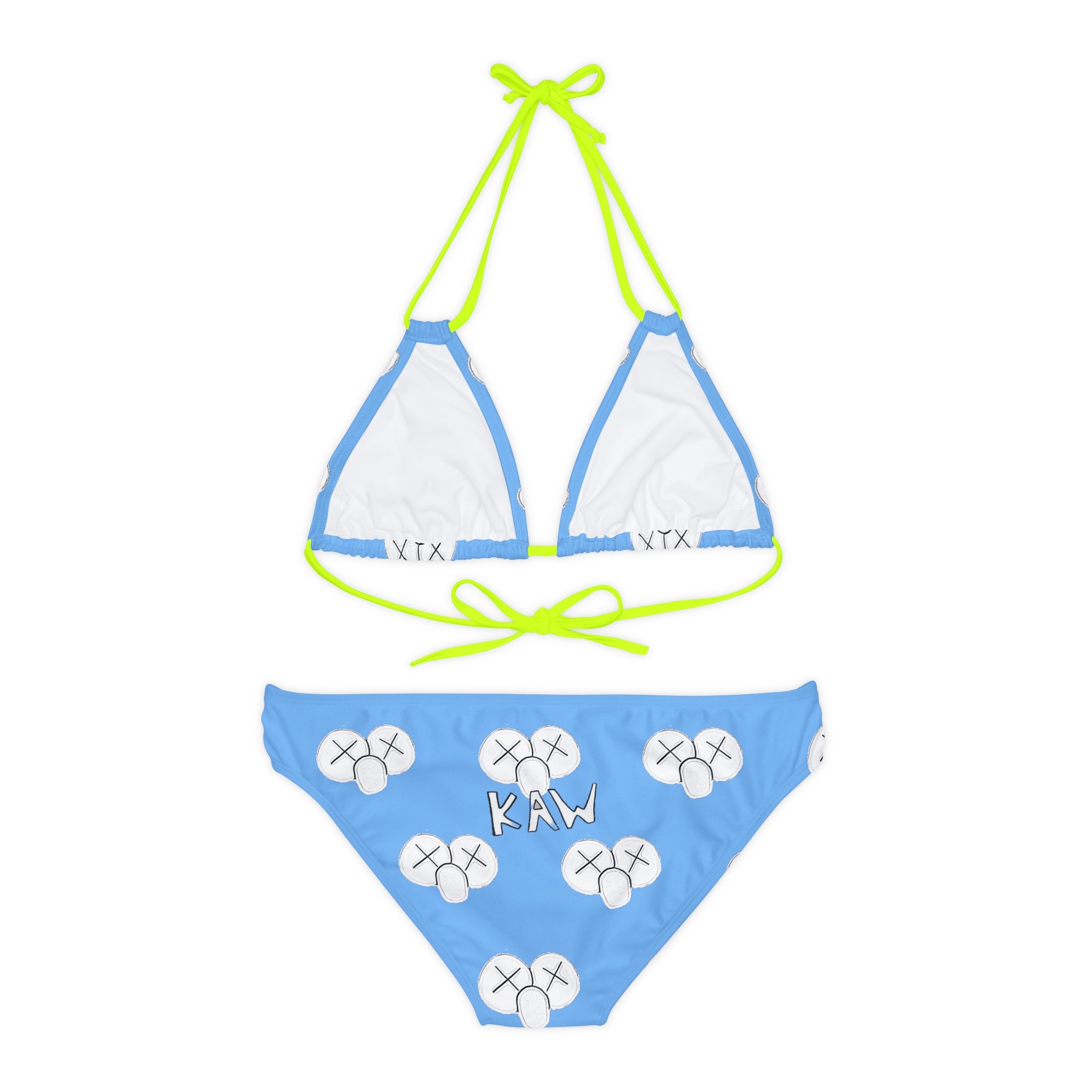 K.A.W. Strappy Bikini Set Blue
