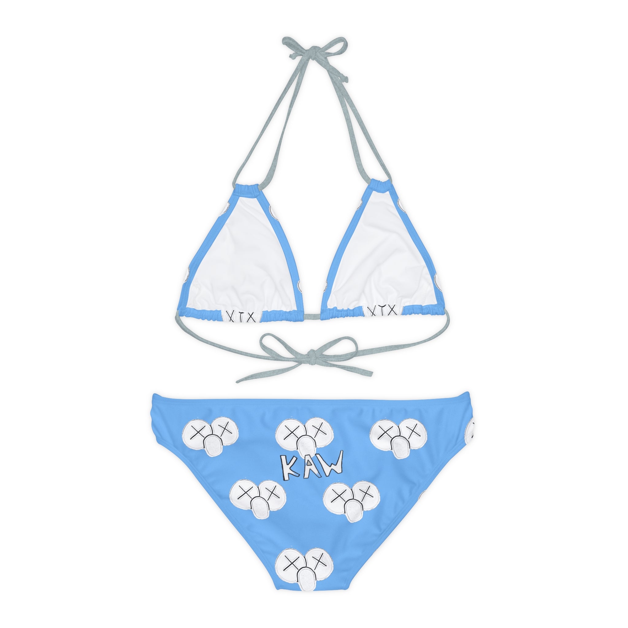 K.A.W. Strappy Bikini Set Blue