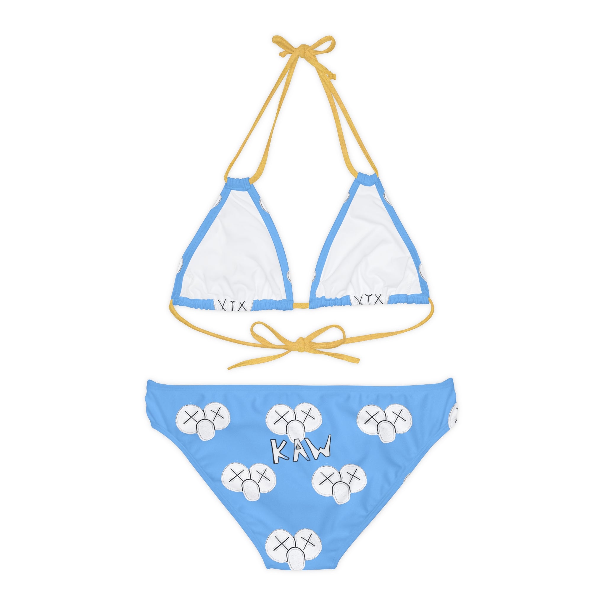 K.A.W. Strappy Bikini Set Blue