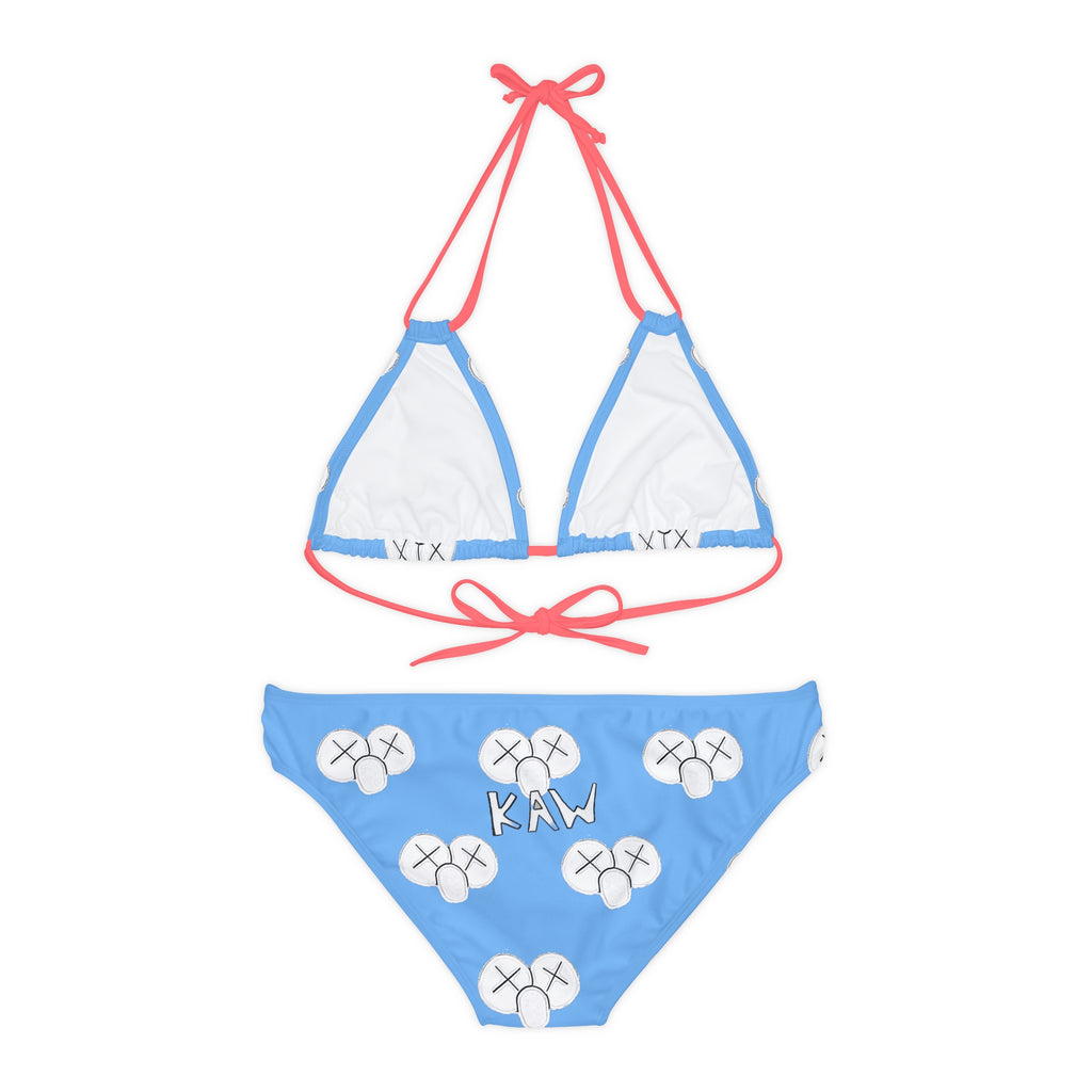 K.A.W. Strappy Bikini Set Blue