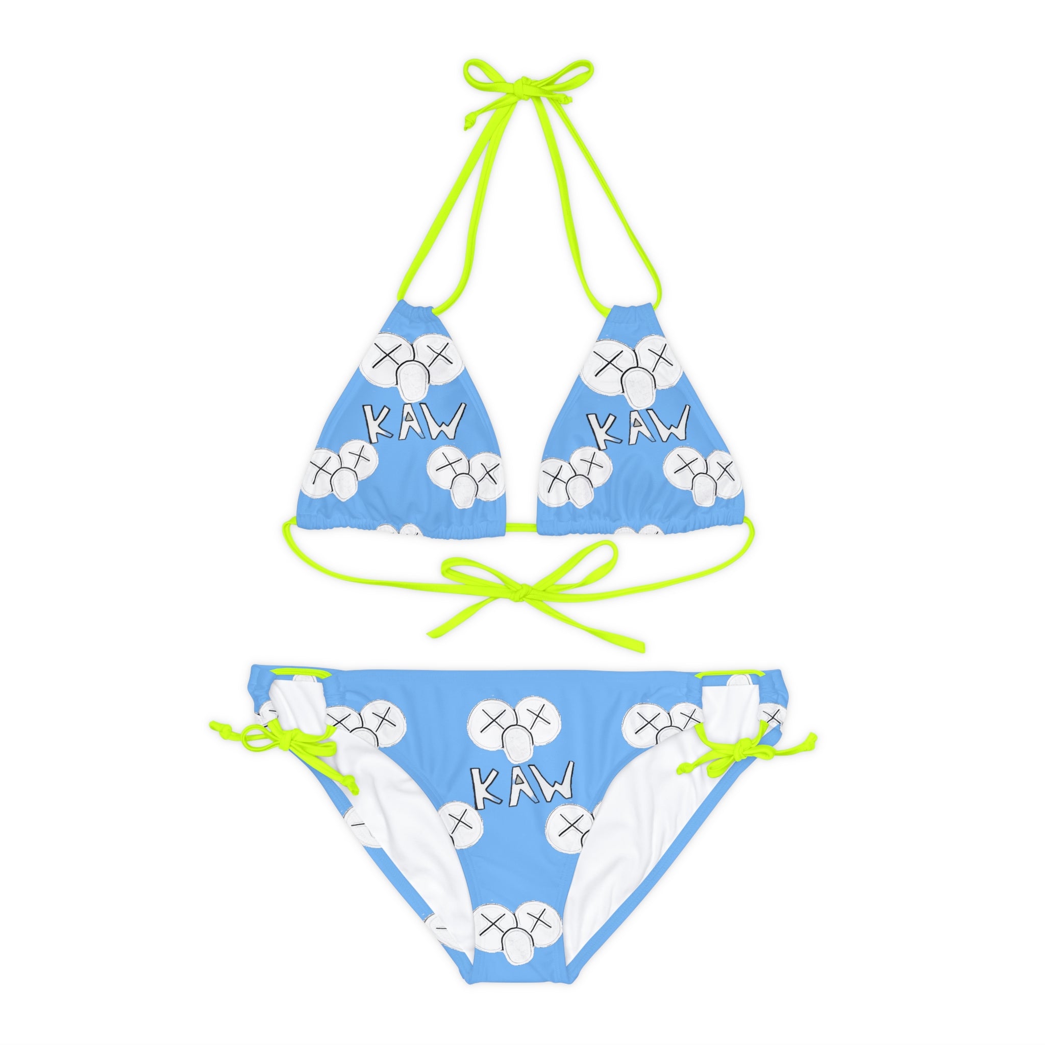 K.A.W. Strappy Bikini Set Blue