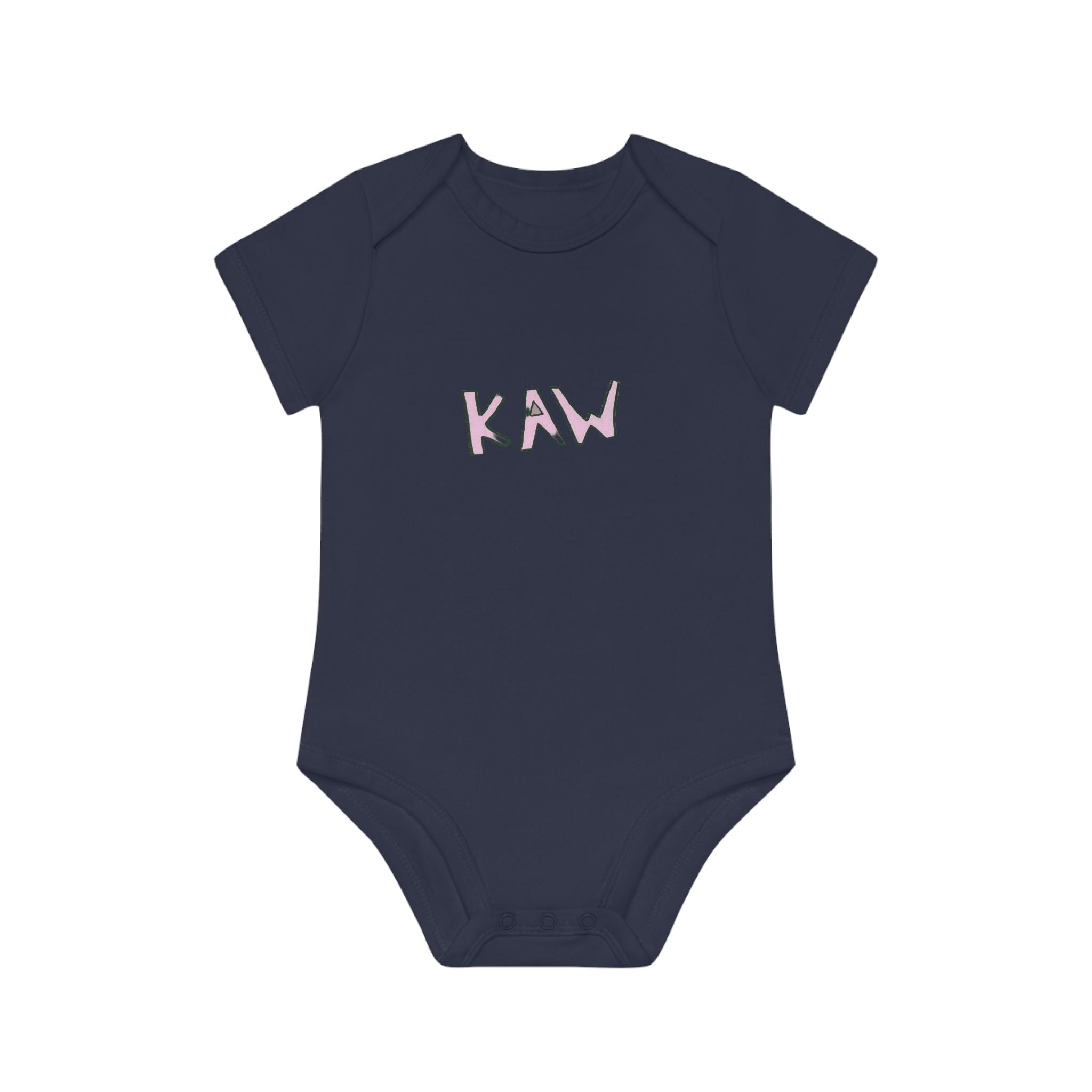 .K.A.W. Pink Logo Baby Bodysuit
